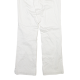 TEDDY'S Womens Trousers White Regular Bootcut W28 L30