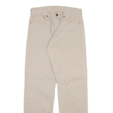 LEVI'S 590 Womens Trousers Beige Regular Straight W30 L32