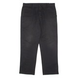 DICKIES Workwear Mens Twill Trousers Black Regular Straight W36 L30