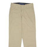 DICKIES Flex Workwear Mens Twill Trousers Beige Slim Tapered W30 L30
