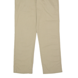 DICKIES Flex Workwear Mens Twill Trousers Beige Slim Tapered W30 L30