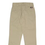 DICKIES Flex Workwear Mens Twill Trousers Beige Slim Tapered W30 L30