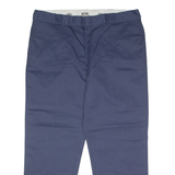 DICKIES 874 Original Workwear Mens Twill Trousers Blue Regular Straight W42 L30