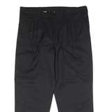 DICKIES Workwear Mens Trousers Black Regular Straight W40 L30