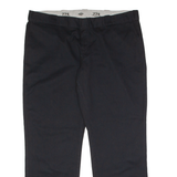 DICKIES 774 Original Workwear Womens Twill Trousers Black Straight W44 L32