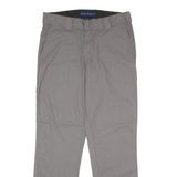 DICKIES Flex Workwear Mens Trousers Grey Slim Tapered W36 L32