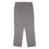 DICKIES Flex Workwear Mens Trousers Grey Slim Tapered W36 L32