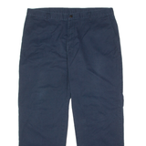 DICKIES Workwear Mens Trousers Blue Regular Straight W38 L30