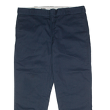 DICKIES 874 Original Workwear Mens Twill Trousers Blue Regular Straight W42 L29