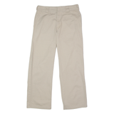 DICKIES Workwear Womens Twill Trousers Beige Regular Straight W32 L28