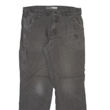 CARHARTT Mens Trousers Grey Relaxed Straight W36 L31