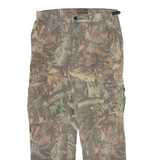 WHITEWATER OUTDOORS Forest Camo Mens Trousers Beige Relaxed Straight W34 L32
