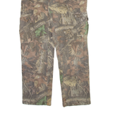 WHITEWATER OUTDOORS Forest Camo Mens Trousers Beige Relaxed Straight W34 L32