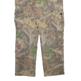 WHITEWATER OUTDOORS Forest Camo Mens Trousers Beige Relaxed Straight W34 L32