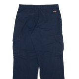 DICKIES Cargo Mens Trousers Blue Regular Straight W32 L30