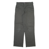 DICKIES 874 Workwear Mens Trousers Grey Regular Straight W32 L32