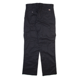 DICKIES Cargo Mens Trousers Black Regular Straight W32 L32