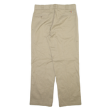 DICKIES Mens Trousers Beige Regular Straight W34 L30