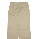 DICKIES Womens Trousers Beige Relaxed Straight W31 L33