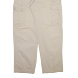 CHAPS Cargo Mens Trousers Beige Relaxed Straight W34 L32