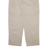CHAPS Cargo Mens Trousers Beige Relaxed Straight W34 L32
