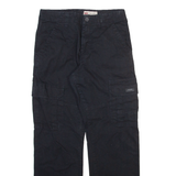 WRANGLER Cargo Mens Trousers Black Relaxed Straight W29 L30