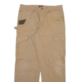 WRANGLER Carpenter Mens Trousers Beige Relaxed Straight W34 L32