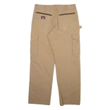 WRANGLER Carpenter Mens Trousers Beige Relaxed Straight W34 L32