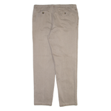 BURBERRY Mens Trousers Beige Relaxed Straight W40 L34