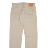 LEVI'S 501 Mens Trousers Beige Regular Straight W31 L32