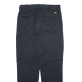 DICKIES Mens Trousers Black Regular Straight W34 L32