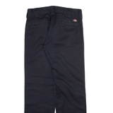 DICKIES Mens Trousers Black Slim Straight W30 L32
