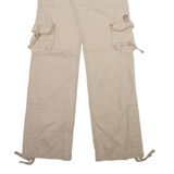 LEVI'S Cargo Womens Trousers Beige Regular Bootcut W28 L31