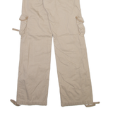 LEVI'S Cargo Womens Trousers Beige Regular Bootcut W28 L31