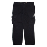 UNION BAY Cargo Mens Trousers Black Regular Straight W36 L30