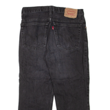 LEVI'S 516 Mens Jeans Black Slim Straight W32 L24