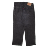 LEVI'S 516 Mens Jeans Black Slim Straight W32 L24