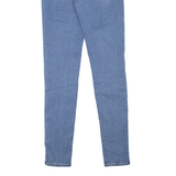 LEVI'S 710 Womens Jeans Blue Slim Skinny Stone Wash W25 L30