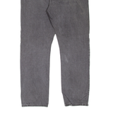 LEVI'S 501 BIG E Jeans Womens Grey Regular Straight Stone Wash W33 L30