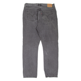 LEVI'S 501 BIG E Jeans Womens Grey Regular Straight Stone Wash W33 L30