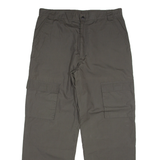 BLACK AND BROWN Mens Track Pants Green Straight XL W26 L32