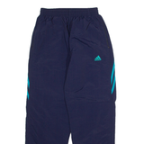 ADIDAS Mesh Lined Mens Track Pants Blue Straight S W24 L28