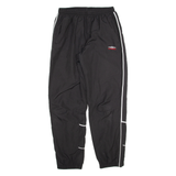 UMBRO Mesh Lined Mens Joggers Black Tapered S W32 L29
