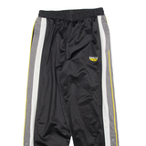 SUBITO Mens Track Pants Black Straight S W28 L28