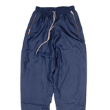 Mens Track Pants Blue Straight XL W24 L30