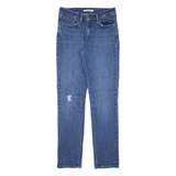 LEVI'S Mid Rise Womens Jeans Blue Slim Skinny W29 L29