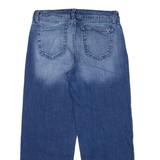 TOMMY HILFIGER Crop Womens Jeans Blue Regular Wide-Leg W28 L24