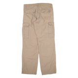 URBAN CLASSICS Cargo Mens Trousers Beige Relaxed Straight W30 L28