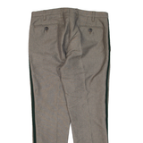 MEINDL Womens Trousers Green Regular Tapered Linen W32 L28