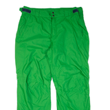 COLUMBIA Insulated Mens Trousers Green Relaxed Bootcut Nylon W40 L31